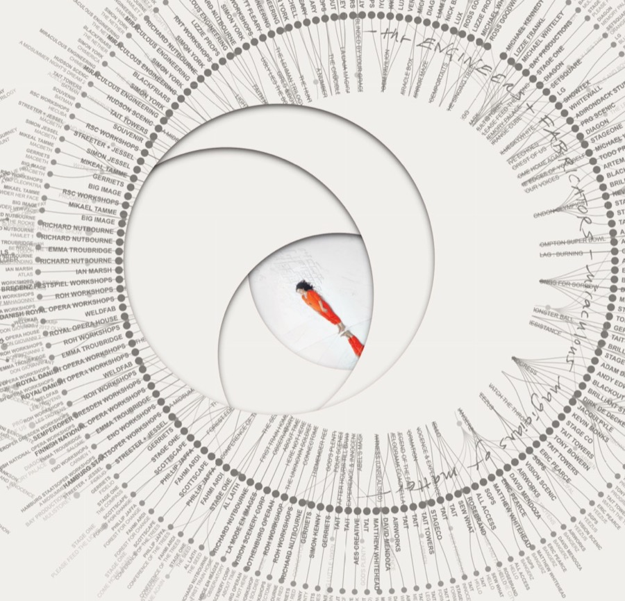 An Atlas of Es Devlin, die-cut aperture