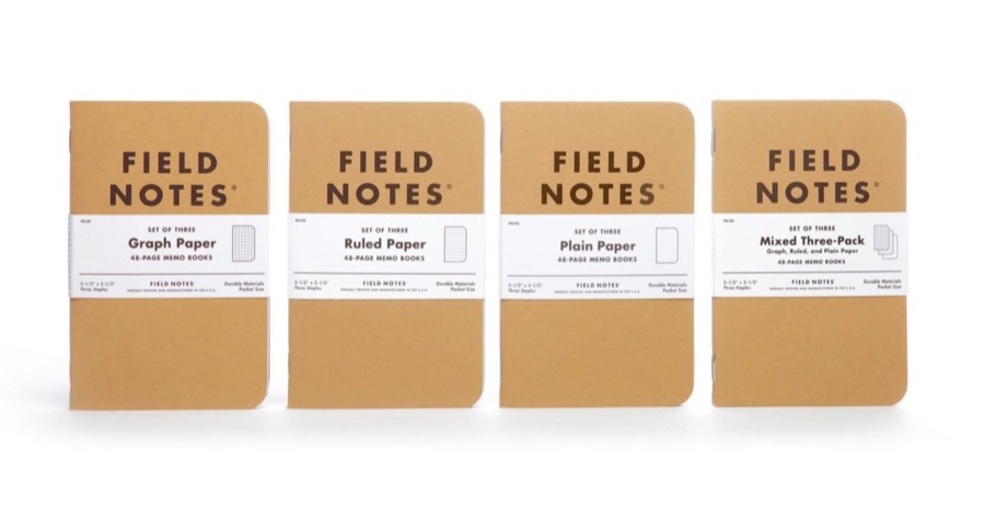 Field Notes kraft memo books